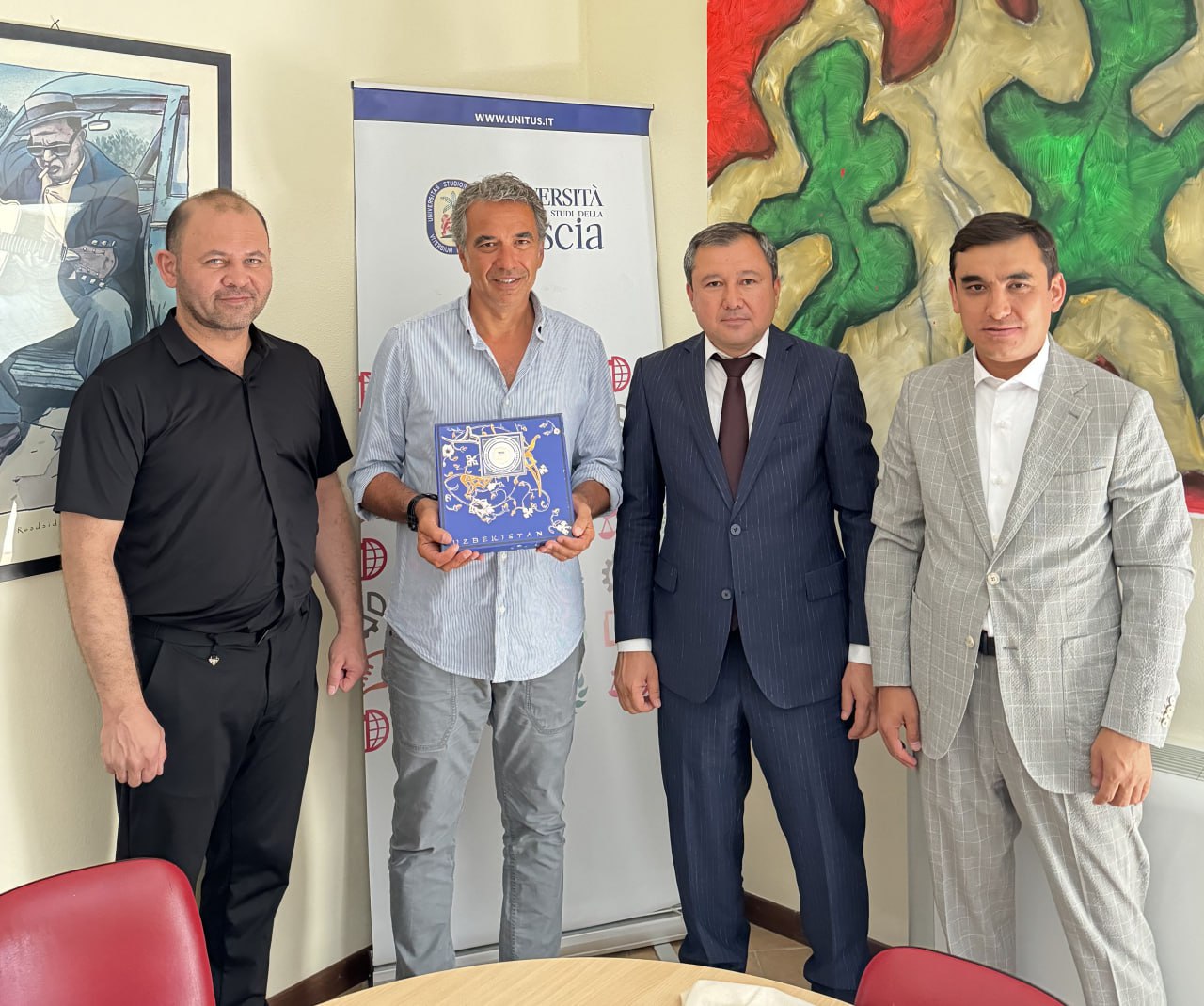 Италия олий таълим муассасалари билан ҳамкорлик алоқалари йўлга қўйилди